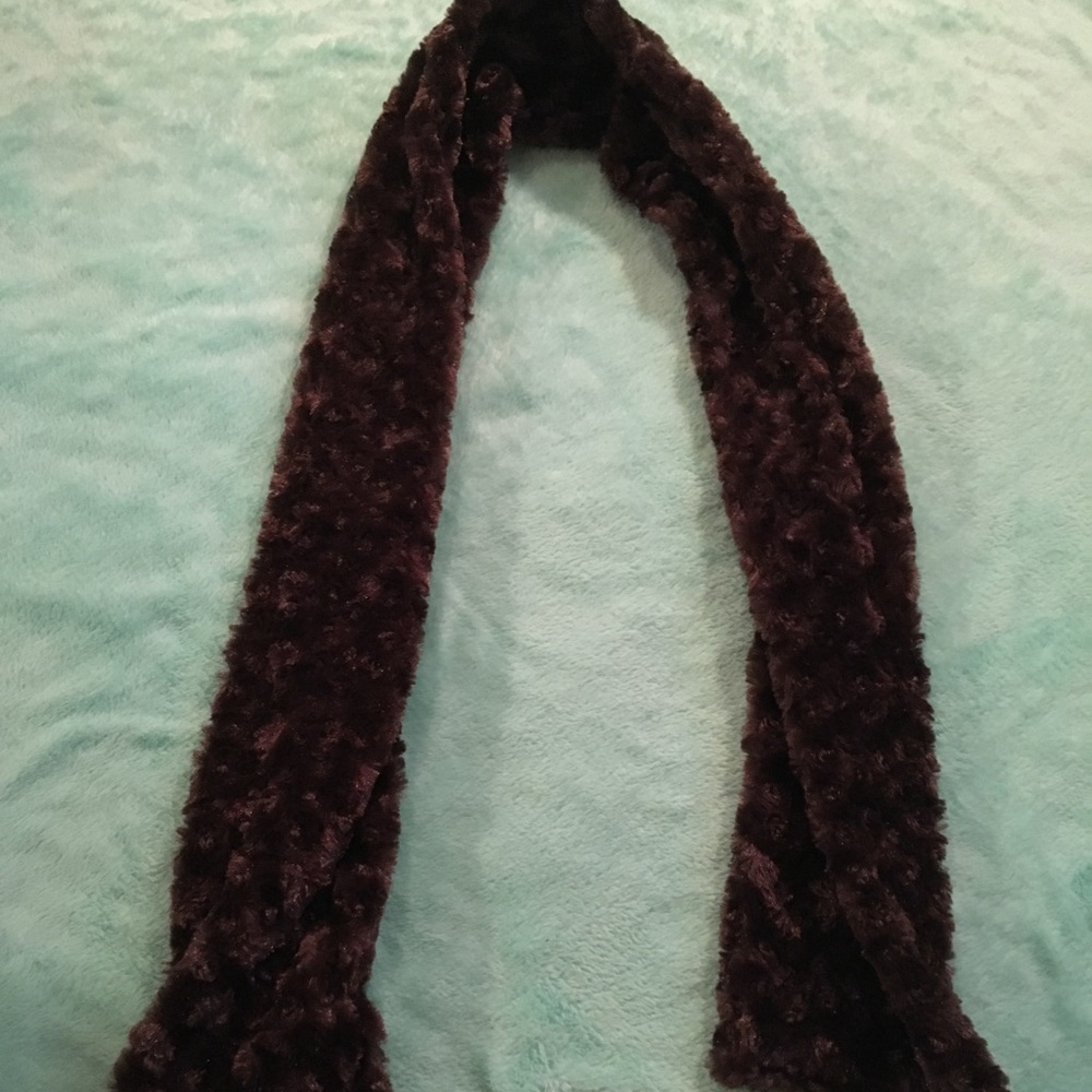 Mink soft winter scarf